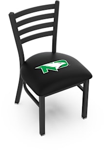 North Dakota Fighting Hawks Stationary Black Wrinkle Finish Pub Stool - Black