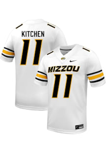 Langden Kitchen  Nike Missouri Tigers White Football NIL Football Jersey