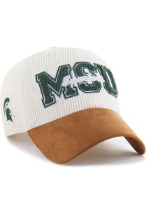 47 Natural Michigan State Spartans Hail Mary Clean Up Adjustable Hat