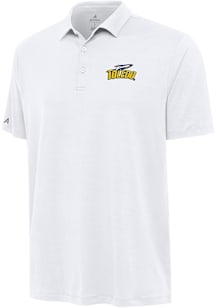 Antigua Toledo Rockets Mens White Reprocess Recycled Short Sleeve Polo