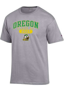 Oregon Ducks Grey Champion Class of 2027 Jersey Short Sleeve T Shirt