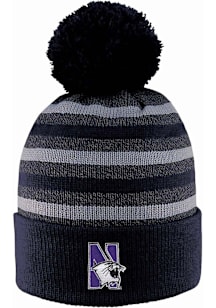 LogoFit Northwestern Wildcats Black Doc Marled Mens Knit Hat