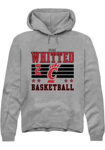 Paige Whitted Rally Mens Grey Cincinnati Bearcats NIL Striped Player Hood