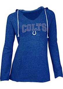 Concepts Sport Indianapolis Colts Womens Blue Mainstream Hooded Sweatshirt