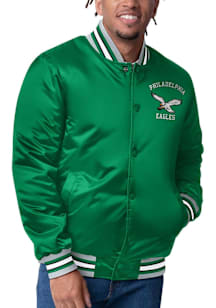 Starter Philadelphia Eagles Mens Kelly Green Bradley Medium Weight Jacket