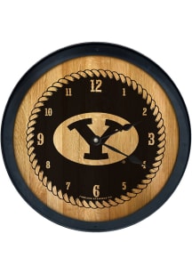 BYU Cougars Barrelhead Wall Clock