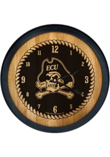 East Carolina Pirates Barrelhead Wall Clock
