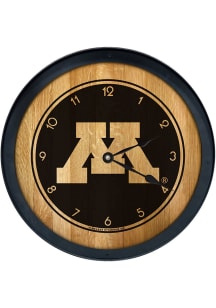 Minnesota Golden Gophers Barrelhead Wall Clock