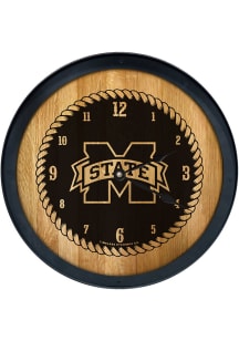 Mississippi State Bulldogs Barrelhead Wall Clock