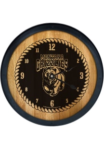 Montana Grizzlies Barrelhead Wall Clock