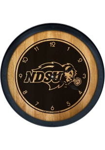 North Dakota State Bison Barrelhead Wall Clock