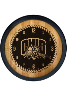 Ohio Bobcats Barrelhead Wall Clock