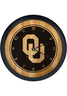 Oklahoma Sooners Barrelhead Wall Clock