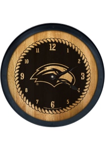 Southern Mississippi Golden Eagles Barrelhead Wall Clock