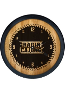 UL Lafayette Ragin' Cajuns Barrelhead Wall Clock