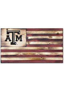 Jardine Associates Texas A&amp;M Aggies Wood Etched Flag Sign