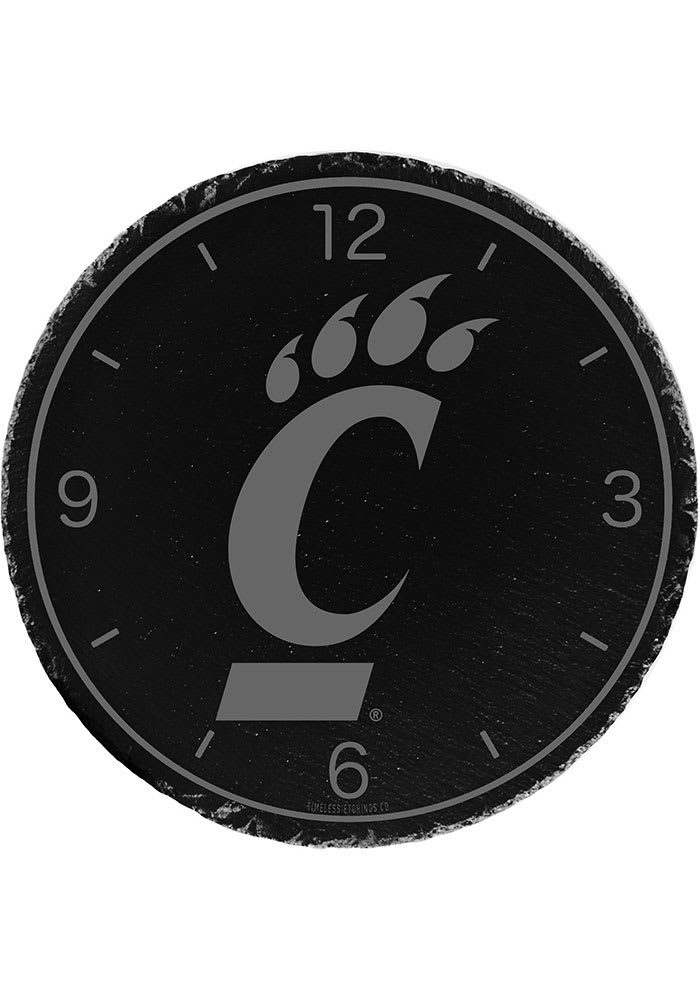 Cincinnati Bearcats Slate Wall Clock