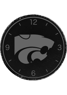 K-State Wildcats Slate Wall Clock