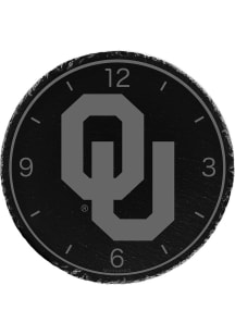Oklahoma Sooners Slate Wall Clock