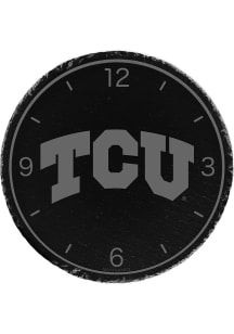 TCU Horned Frogs Slate Wall Clock