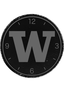 Washington Huskies Slate Wall Clock