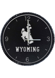 Wyoming Cowboys Slate Wall Clock