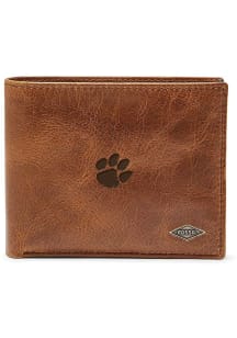 Clemson Tigers Fossil RFID Passcase Mens Business Accessories