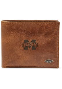 Mississippi State Bulldogs Fossil RFID Passcase Mens Business Accessories