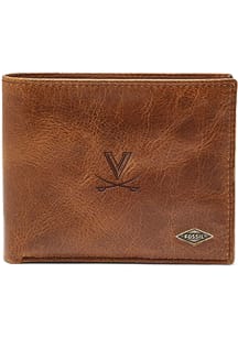 Virginia Cavaliers Fossil RFID Passcase Mens Business Accessories