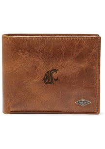 Washington State Cougars Fossil RFID Passcase Mens Business Accessories