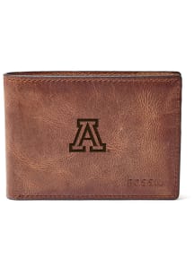 Arizona Wildcats Fossil Front Pocket Mens Bifold Wallet
