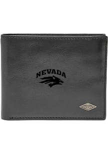 Nevada Wolf Pack Fossil Leather FlipID Mens Bifold Wallet