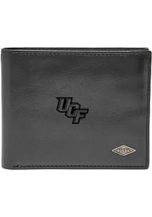 UCF Knights Fossil Leather FlipID Mens Bifold Wallet
