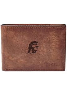 USC Trojans Fossil Front Pocket Mens Bifold Wallet