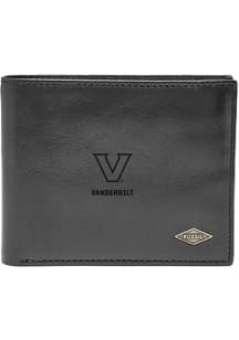 Vanderbilt Commodores Fossil Leather FlipID Mens Bifold Wallet
