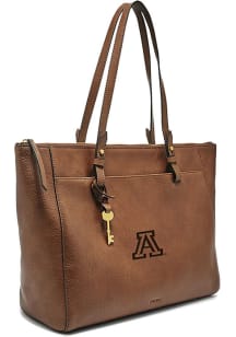 Arizona Wildcats Fossil Leather Tote Womens Purse