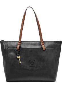 Vanderbilt Commodores Fossil Leather Tote Womens Purse