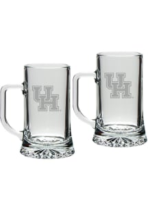 Houston Cougars Hand Etched Crystal 17.5oz Maxim Set Stein