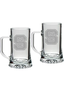 NC State Wolfpack Hand Etched Crystal 17.5oz Maxim Set Stein