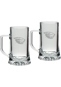 Oregon State Beavers Hand Etched Crystal 17.5oz Maxim Set Stein