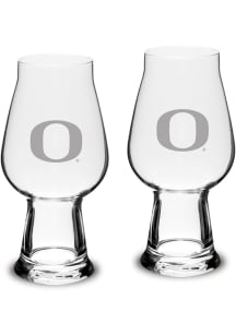 Oregon Ducks Hand Etched Crystal 18.25oz Luigi Bormioli IPA Set Pint Glass