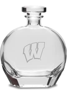 Wisconsin Badgers Hand Etched Crystal 23.75oz Puccini Decanter