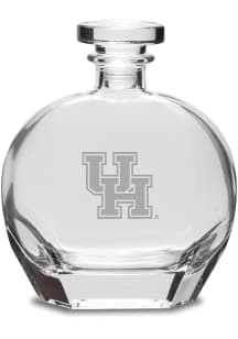 Houston Cougars Hand Etched Crystal 23.75oz Puccini Decanter