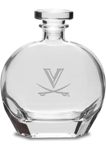 Virginia Cavaliers Hand Etched Crystal 23.75oz Puccini Decanter