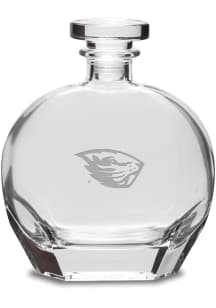 Oregon State Beavers Hand Etched Crystal 23.75oz Puccini Decanter