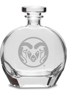 Colorado State Rams Hand Etched Crystal 23.75oz Puccini Decanter