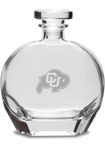 Colorado Buffaloes Hand Etched Crystal 23.75oz Puccini Decanter
