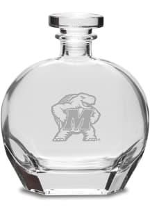 Maryland Terrapins Hand Etched Crystal 23.75oz Puccini Decanter