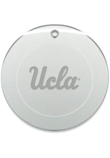 UCLA Bruins Hand Etched Crystal Round Ornament