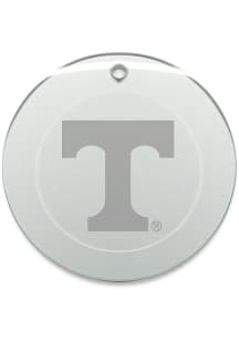 Tennessee Volunteers Hand Etched Crystal Round Ornament